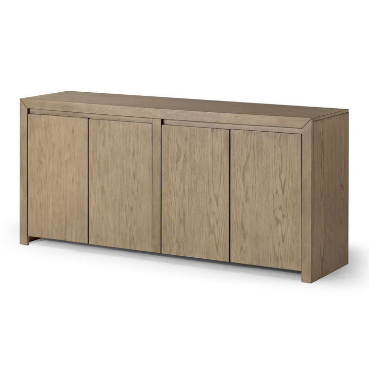 Maven Lane Iris Contemporary Wooden Sideboard in Refined Grey Finish (Used) - VMInnovations