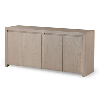 Maven Lane Iris Contemporary Wooden Sideboard in Refined White Finish (Open Box) - VMInnovations