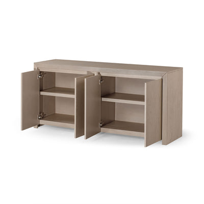 Maven Lane Iris Contemporary Wooden Sideboard in Refined White Finish(For Parts) - VMInnovations