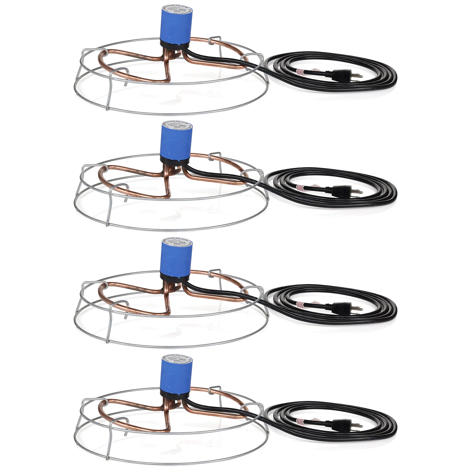 Farm Innovators Submergible 1500 Watt All Pond De-Icer Heater with Cage (4 Pack) - VMInnovations