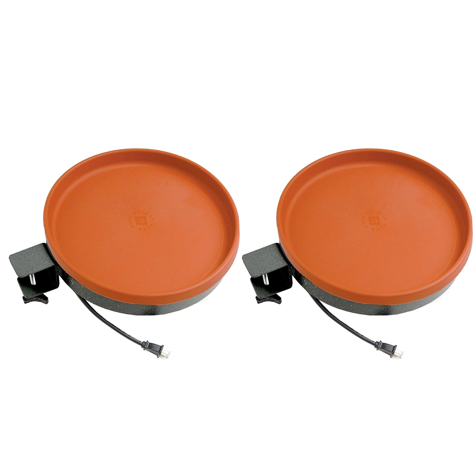Farm Innovators All Seasons 3 In 1 75 Watts Heated Birdbath, Terracotta (2 Pack) - VMInnovations