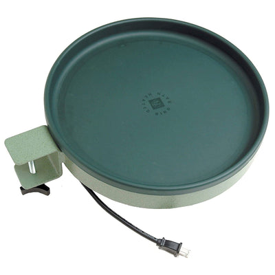 Farm Innovators All Seasons 3 In 1 75 Watts Heated Birdbath, Green (2 Pack)