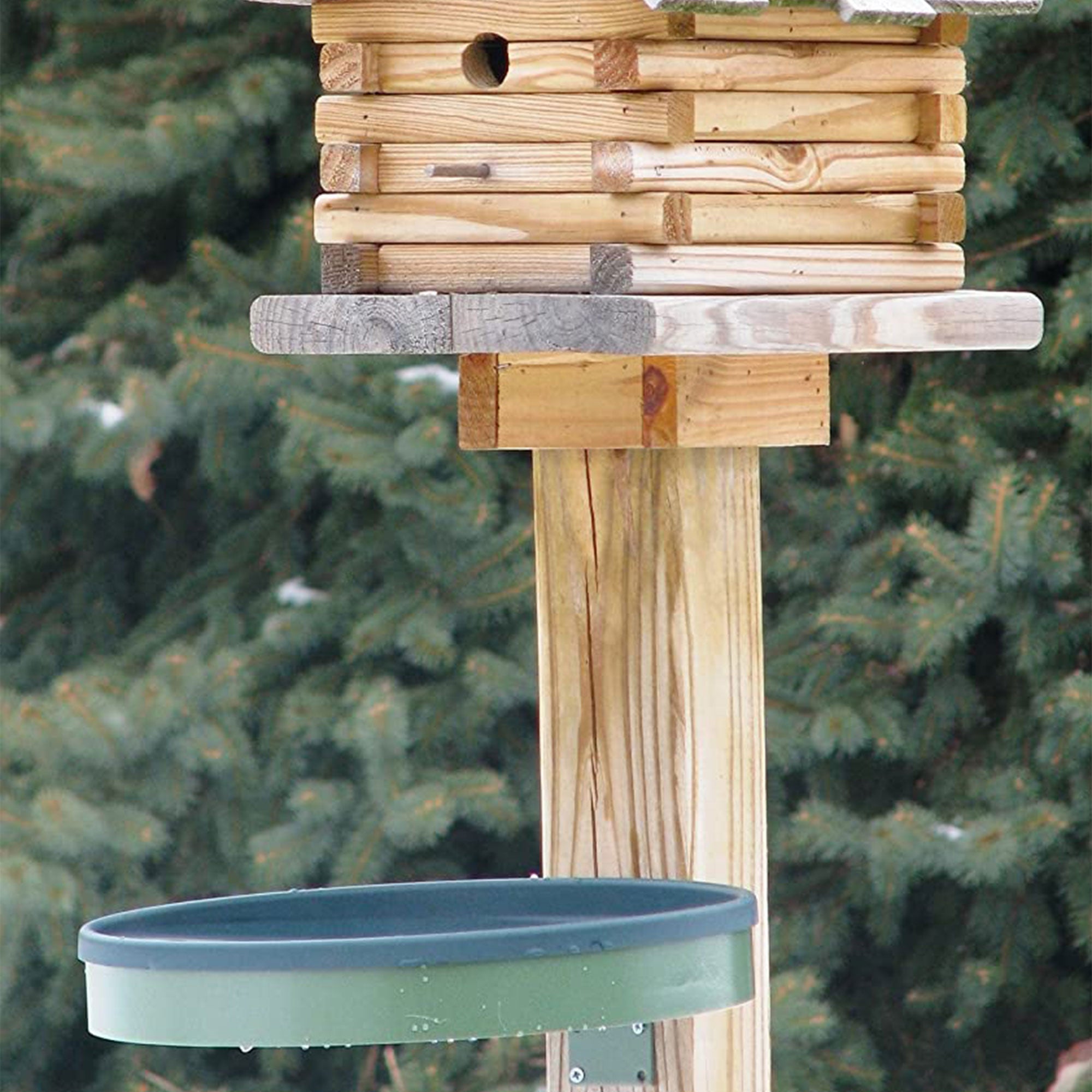 Farm Innovators All Seasons 3 In 1 75 Watts Heated Birdbath, Green (2 Pack)