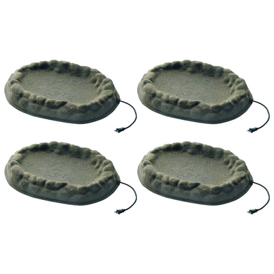 Farm Innovators 70 Watt 4 Seasons Outdoor Sand Coated Heated Birdbath (4 Pack)