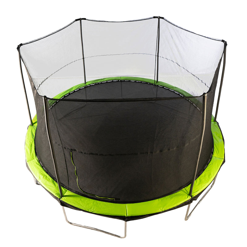 JumpKing 14Ft Trampoline & Enclosure System Safety Pad, Black/Green (For Parts)