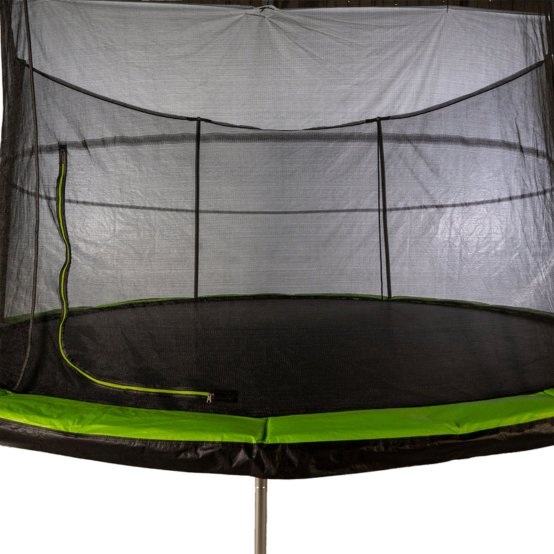 JumpKing 14ft Trampoline & Enclosure System Safety Pad, Black/Green (Open Box)