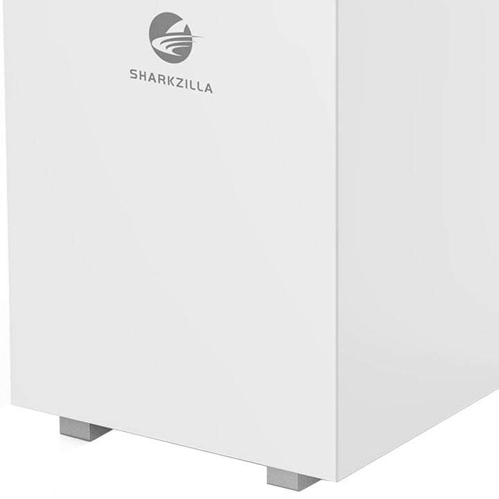 SHARKZILLA 1.3 Gal Plastic Evaporative No Mist Humidifier w/Timer, White (Used) - VMInnovations