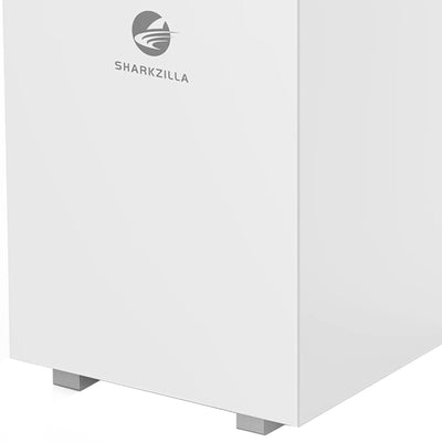 SHARKZILLA 1.3 Gal Plastic Evaporative No Mist Humidifier w/Timer, White (Used) - VMInnovations