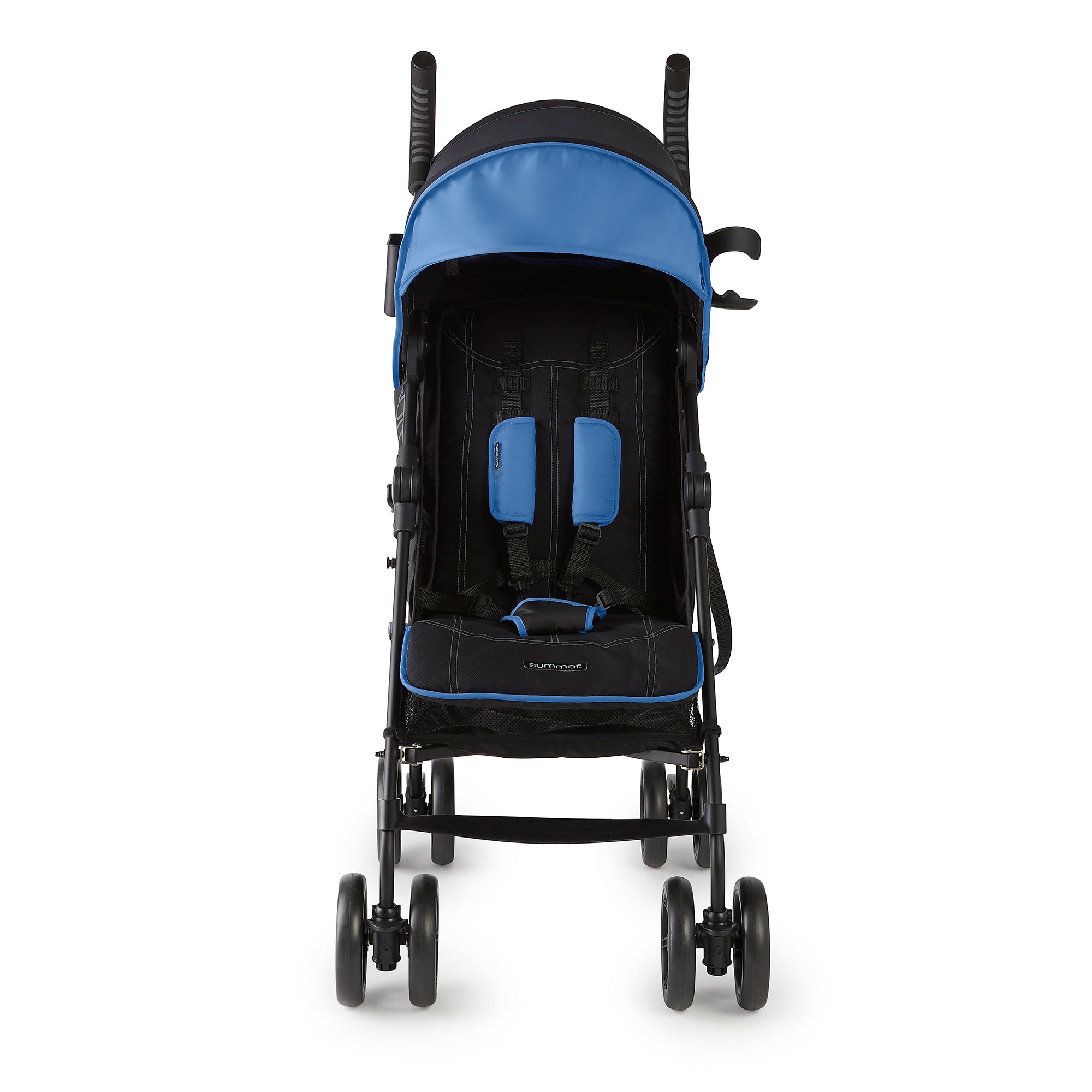 Summer Infant 3Dlite+ Convenience One-Hand Adjustable Stroller Blue/Black