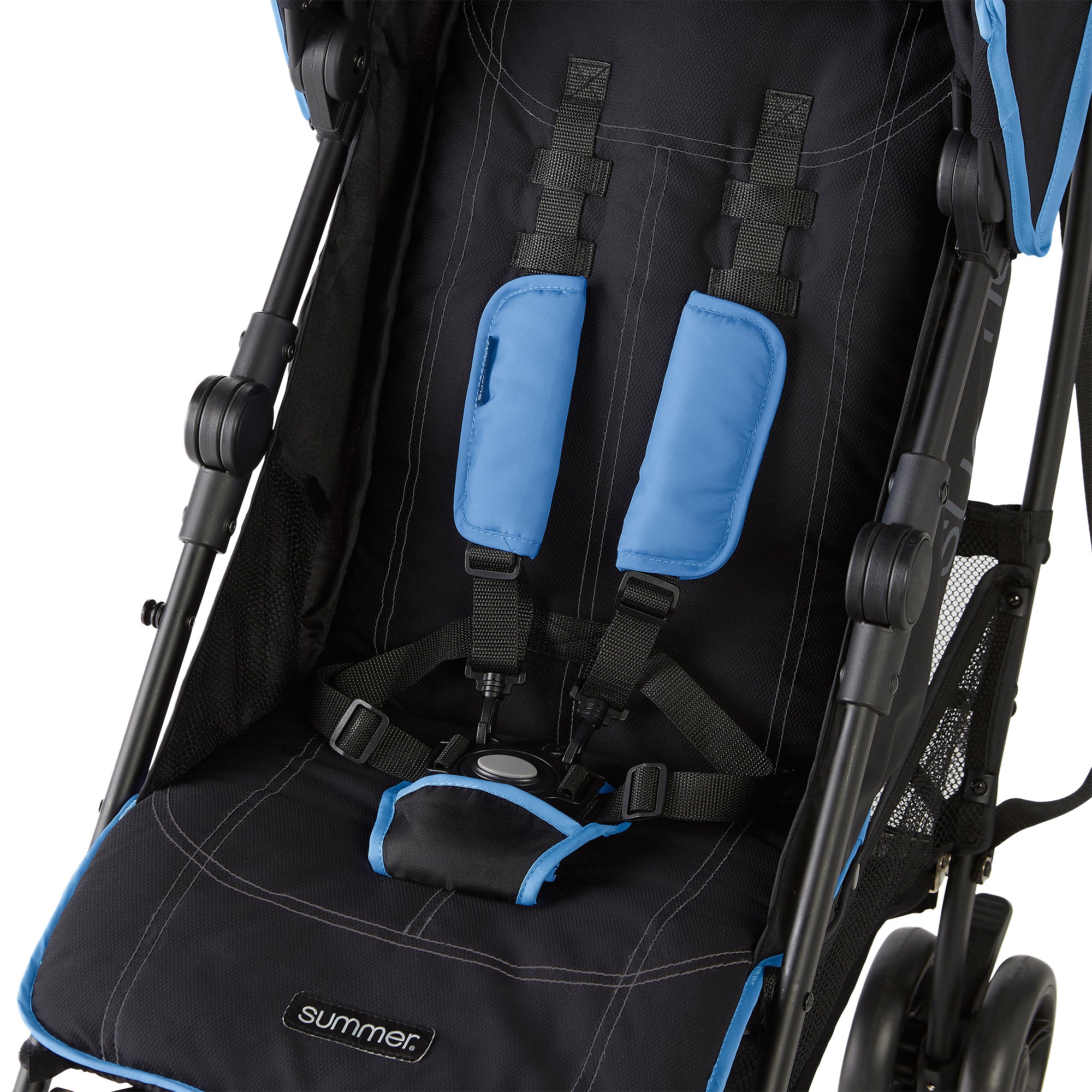 Summer Infant 3Dlite+ Convenience One-Hand Adjustable Stroller Blue/Black