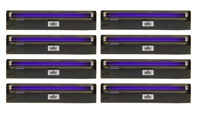 (8) Chauvet DJ NVF18 18" UV Black Light 15 W Blacklights w/ Reflector | NV-F18 - VMInnovations