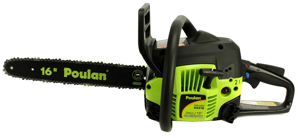 Poulan PP3416 16" 34CC 2 Cycle Gas Powered ChainSaw (For Parts)