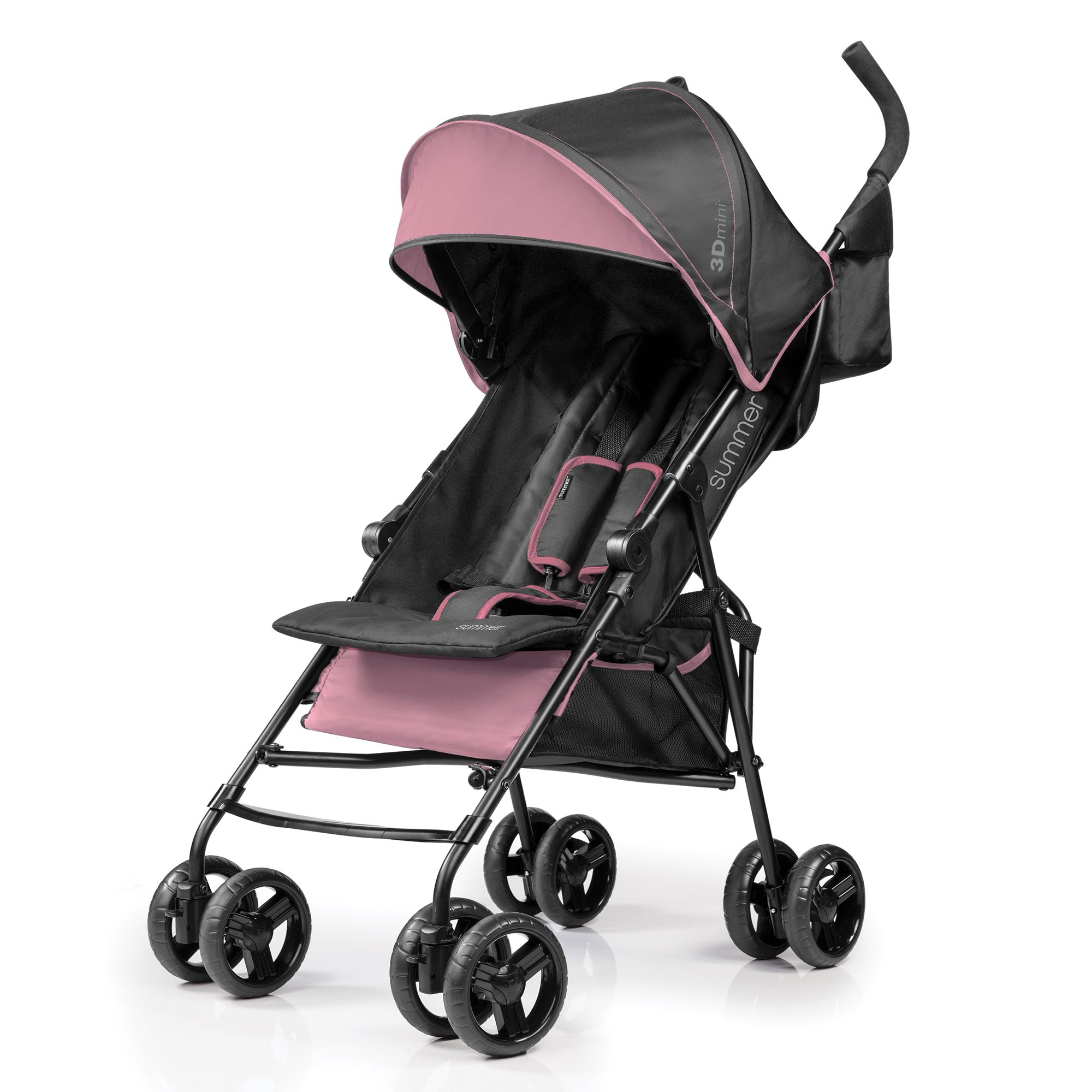 Summer Infant 3Dmini Lightweight Folding Convenience Toddler Baby Stroller, Pink (For Parts)