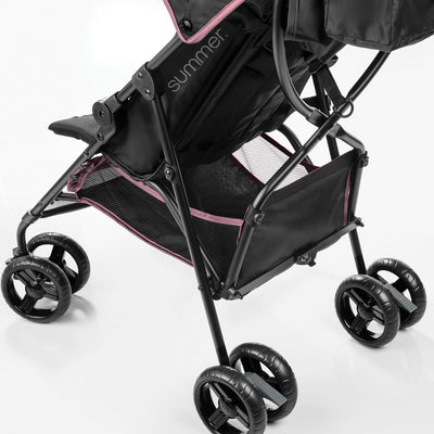 Summer Infant 3Dmini Lightweight Folding Convenience Toddler Baby Stroller, Pink (For Parts)
