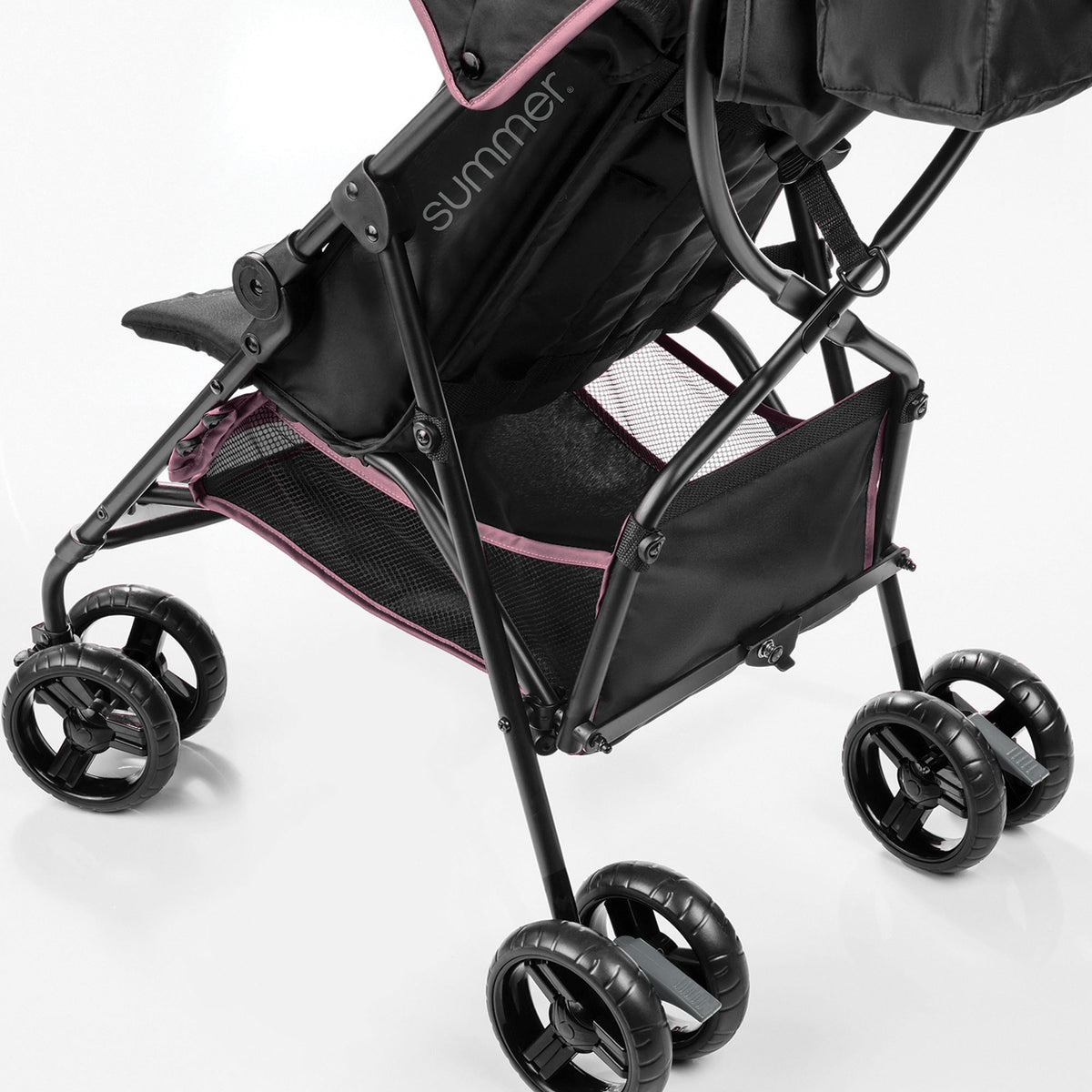 Summer Infant 3Dmini Lightweight Folding Convenience Toddler Baby Stroller, Pink (For Parts)