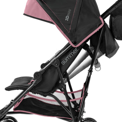 Summer Infant 3Dmini Lightweight Folding Convenience Toddler Baby Stroller, Pink