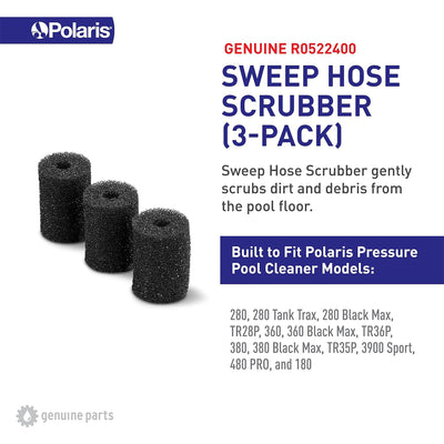 Polaris Genuine Sweep Hose Scrubber Replacement Compatible with Polaris Models