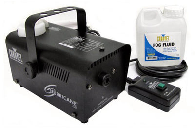 (4) CHAUVET NV-F18" UV Black-Lights + (2) Hurricane 700 H-700 Fog/Smoke Machines