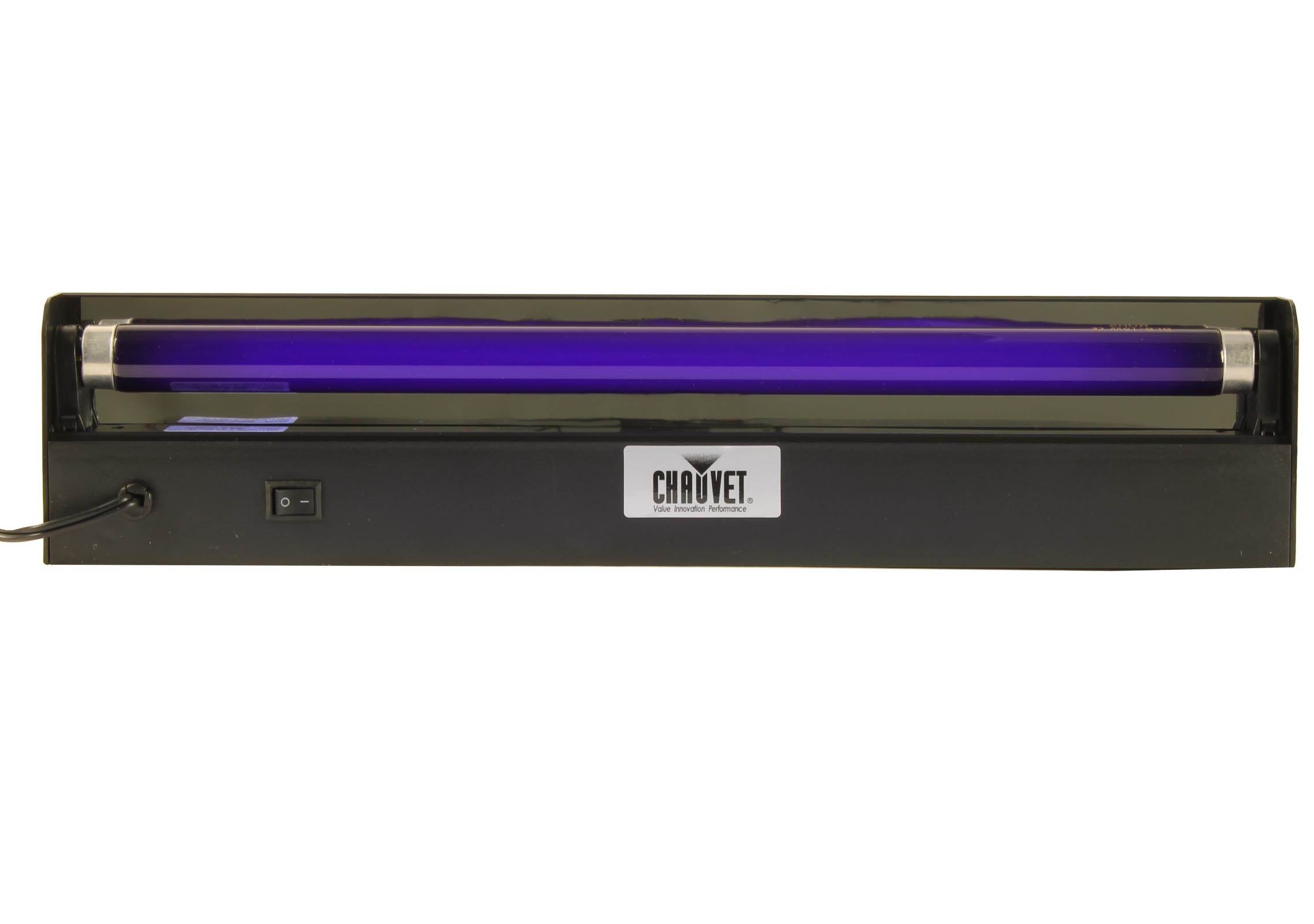 (4) CHAUVET NV-F18" UV Black-Lights + (2) Hurricane 700 H-700 Fog/Smoke Machines