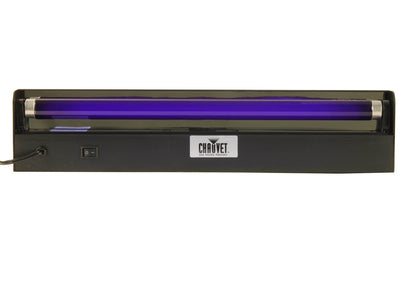 (4) CHAUVET NV-F18" UV Black-Lights + (2) Hurricane 700 H-700 Fog/Smoke Machines