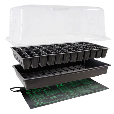 Jump Start Germination Hot House with Heat Mat Hydroponic Flower Grow (2 Pack) - VMInnovations