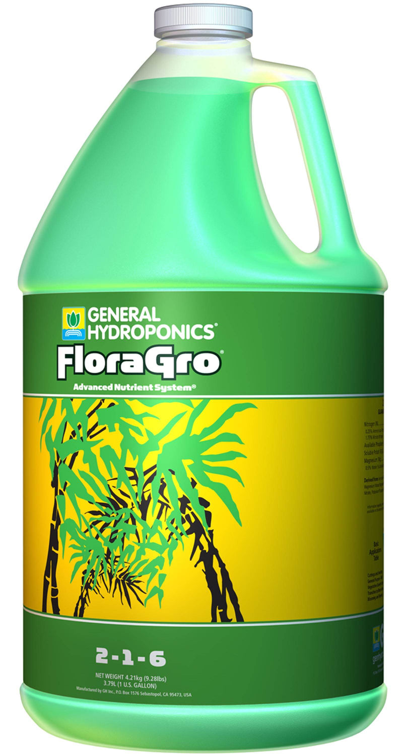 GENERAL HYDROPONICS (2) Gallons of FloraGro Liquid Plant Growth Formula | GH1423
