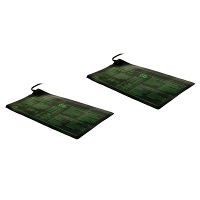 HYDROFARM 17 Watt Hydroponic Seedling Jump Start Heat Mats 9" x 19.5" (2-pack)