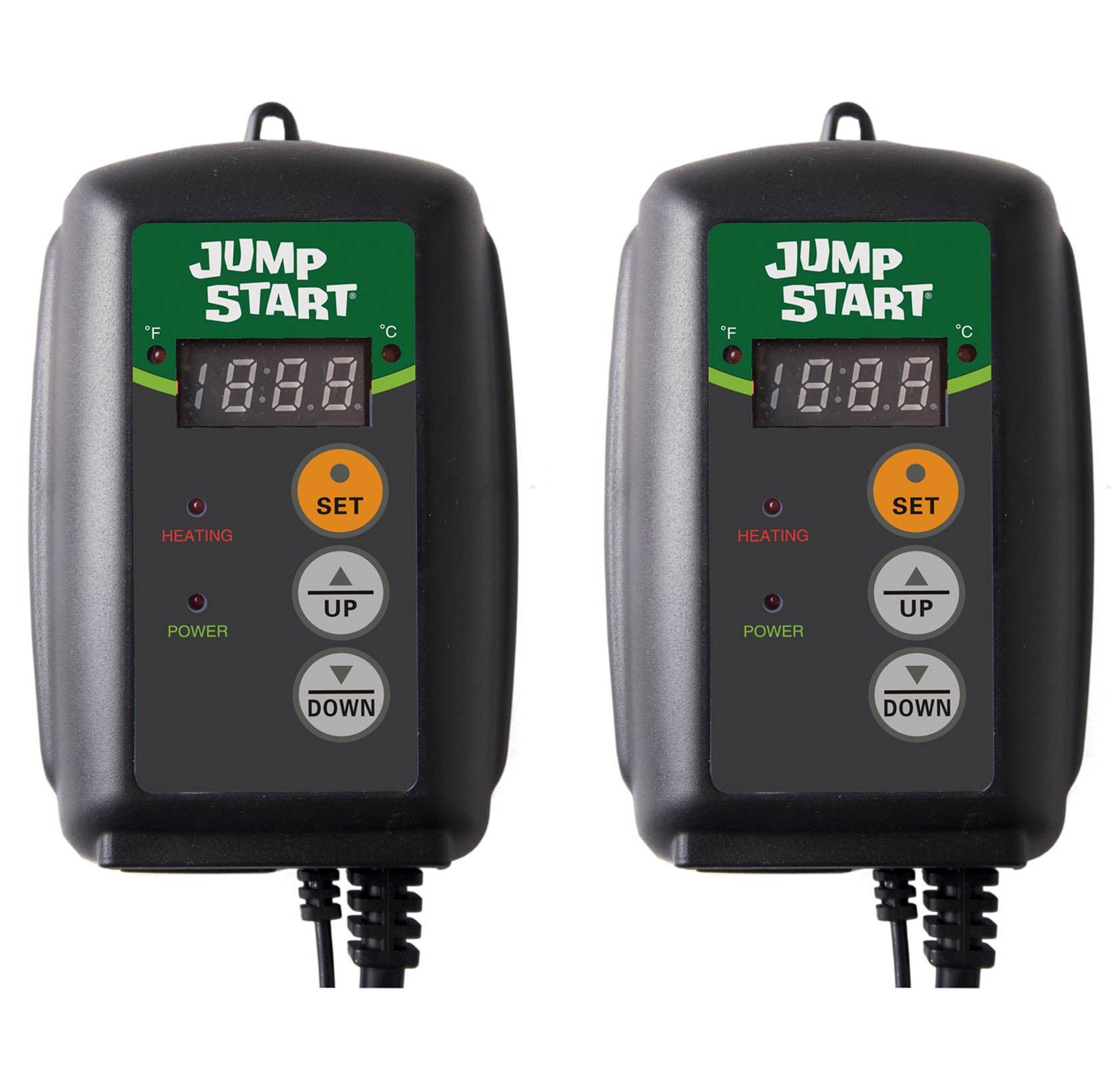 Jump Start Hydroponic Seedling Heat Mat Digital Thermostat Controller (2-pack) - VMInnovations