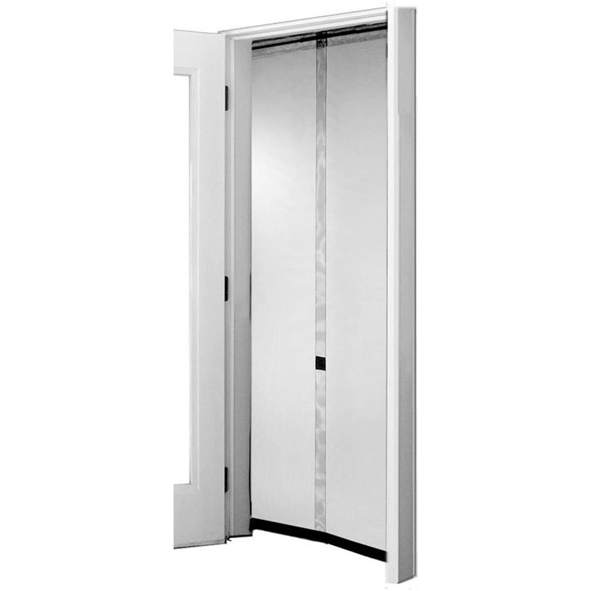 Bug Off Self Sealing Screen Door with Mesh Curtain, 32 x 96 Inch Door (Open Box)