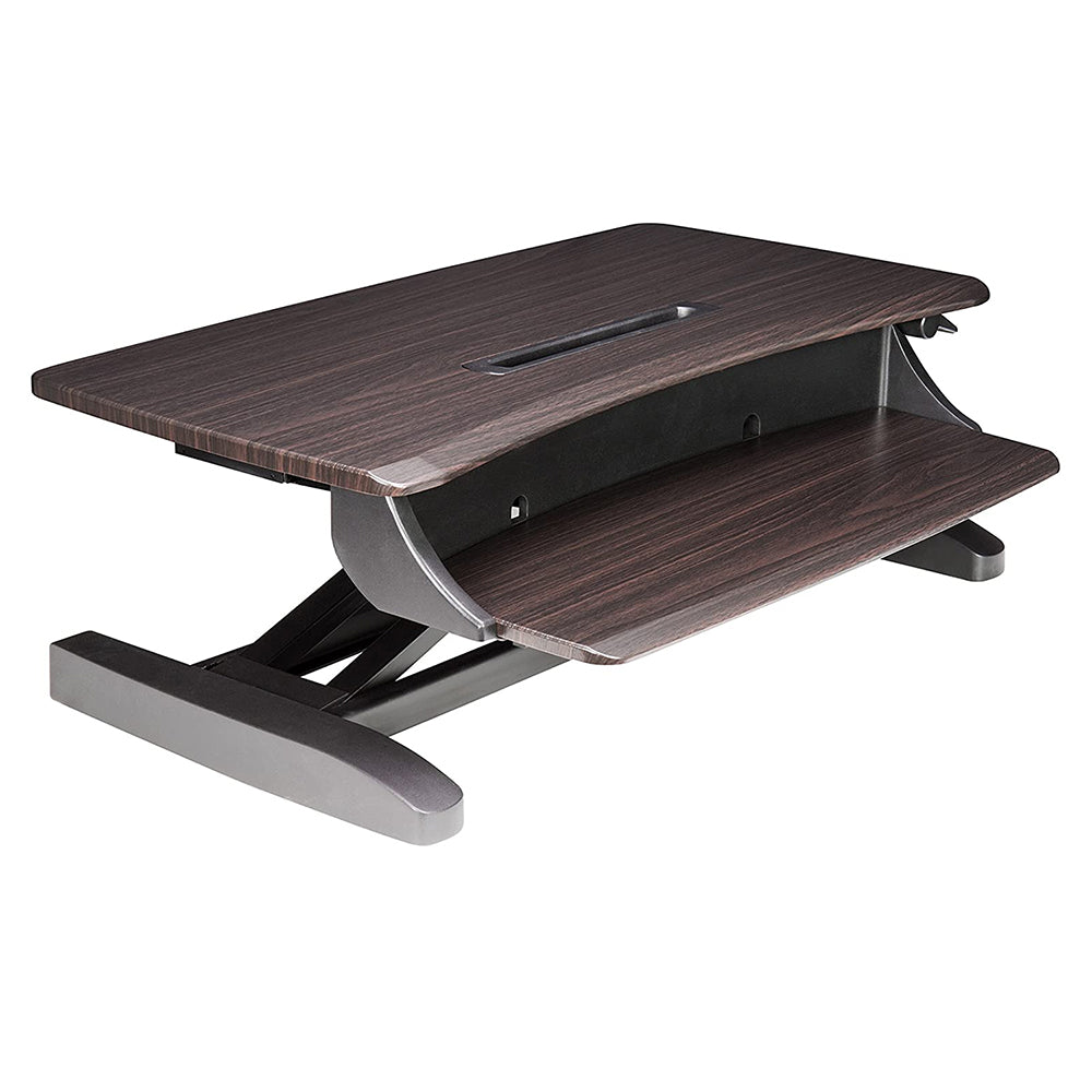 Ergotron Compact Sitting to Standing Desk Converter, Chocolate Finish (Open Box)