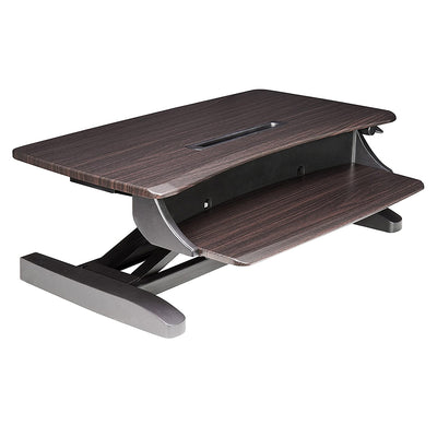 Ergotron Compact Sitting to Standing Desk Converter, Chocolate Finish (Open Box)