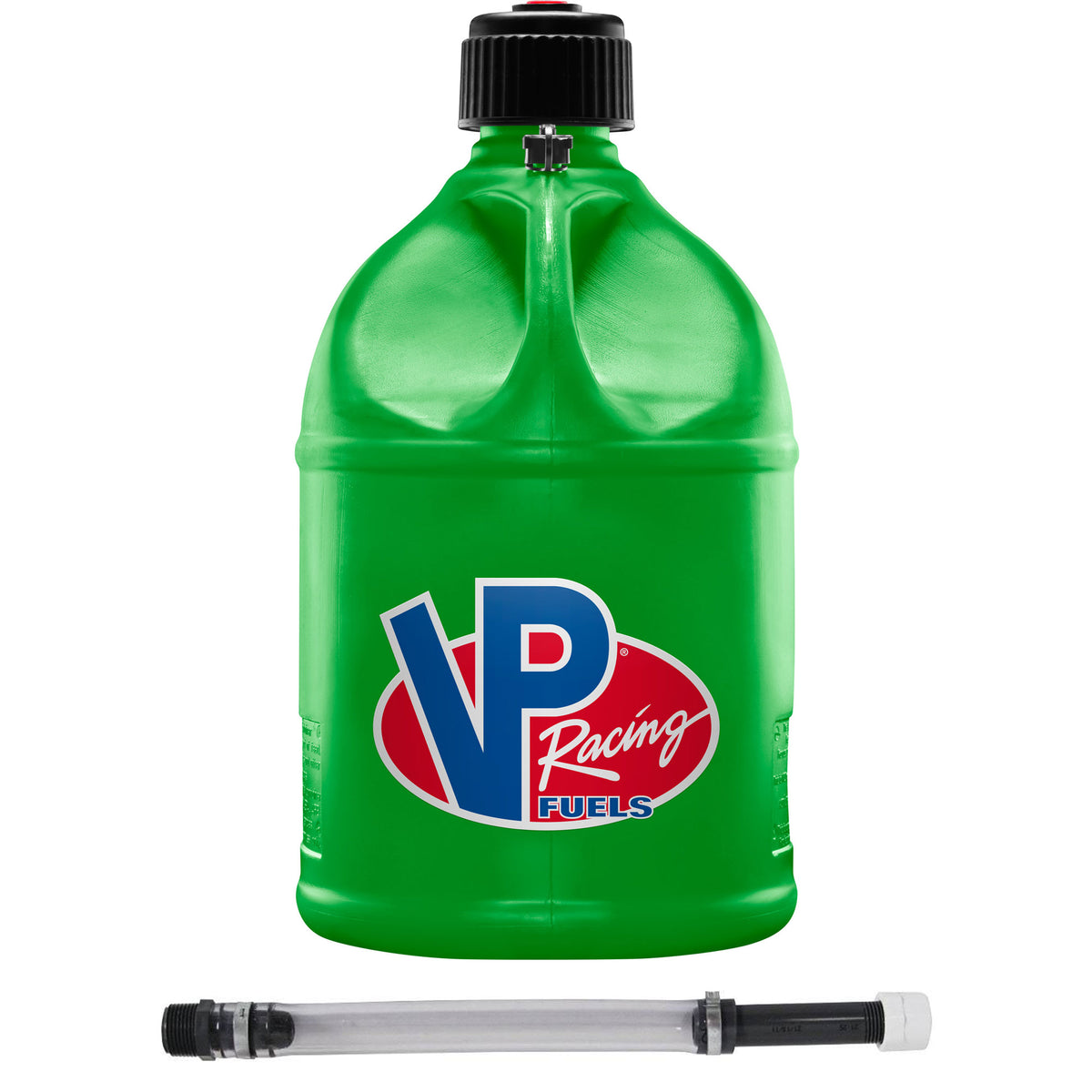 VP Racing Motorsport 5.5 Gallon Round Plastic Utility Jug Can & Deluxe 14" Hose