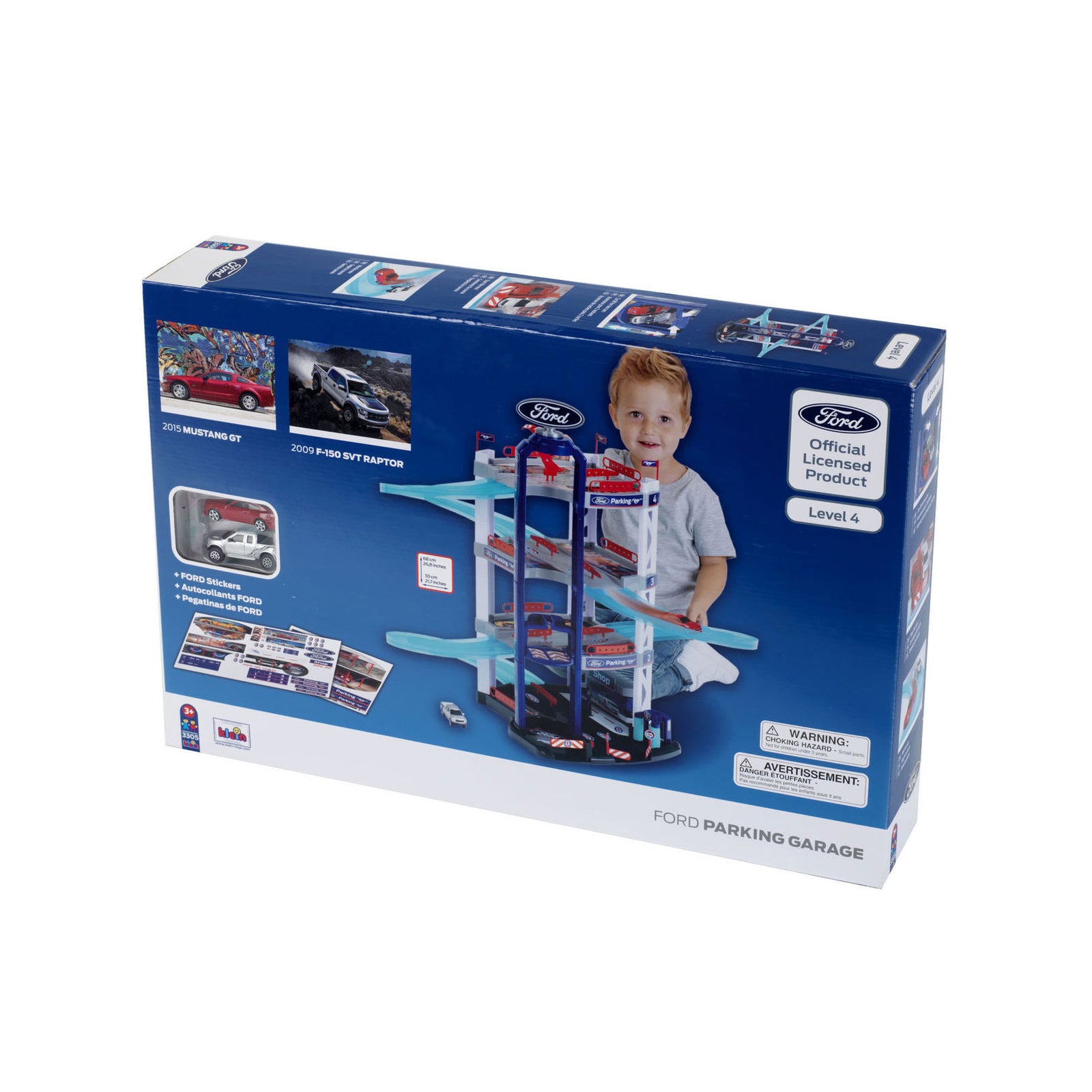 Theo Klein Ford Toy Car Park 4 Level Racing Parking Garage Play Set (Used) - VMInnovations