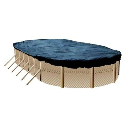 New Swimline 18x34 Blue Winter Oval Above Ground Swimming Pool Cover