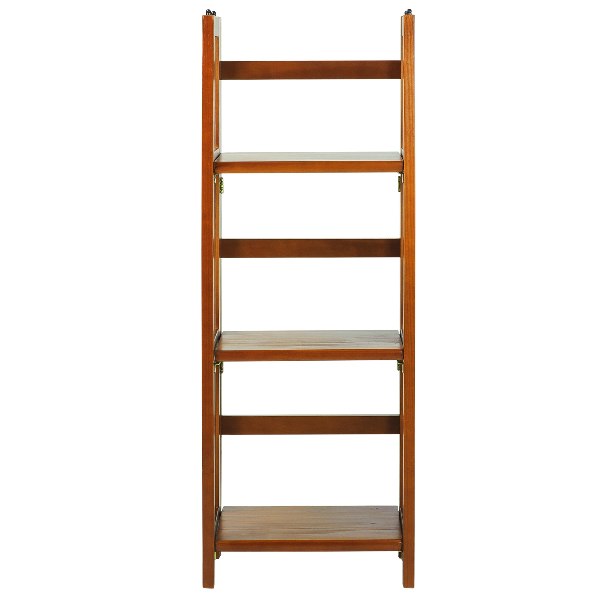 Casual Home 3 Shelf 14 Inch Folding Office Wood Bookcase, Honey Oak (For Parts)