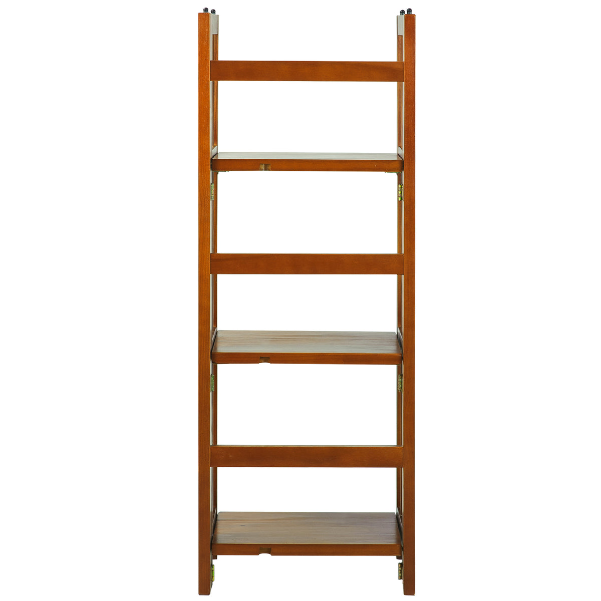 Casual Home 3 Shelf 14 Inch Folding Office Wood Bookcase, Honey Oak (For Parts)