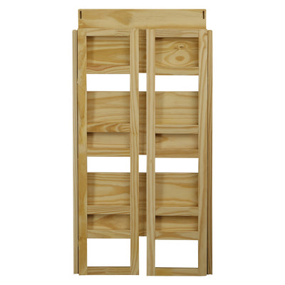 Casual Home 3 Shelf Folding Student Bedroom Living Room Bookcase (Open Box) - VMInnovations