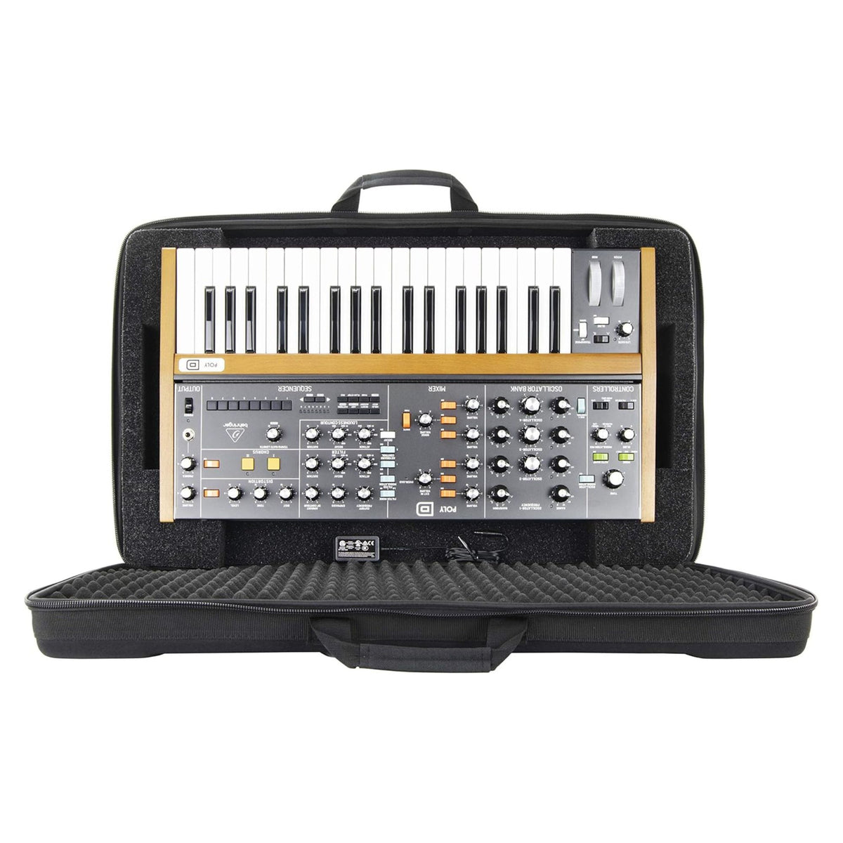 Odyssey Molded Case for Behringer Poly D Synth w Foam Padded Interior (Open Box)