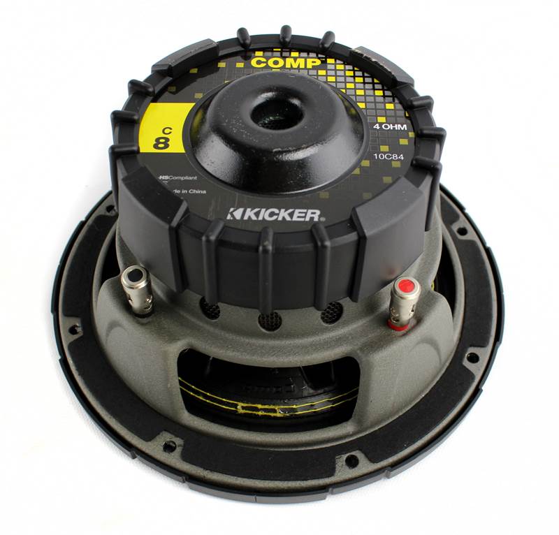 KICKER 10C84 8" COMP Car 200W Subwoofer Sub Power Audio Woofer C8 10C8 4 Ohm
