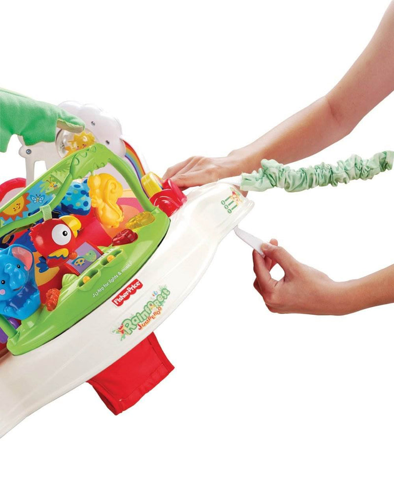 Fisher Price Rainforest Jumperoo Baby Bouncer Entertainer | K6070 (Used)