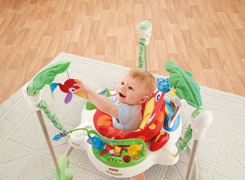 Fisher Price Rainforest Jumperoo Baby Bouncer Entertainer | K6070 (Used)