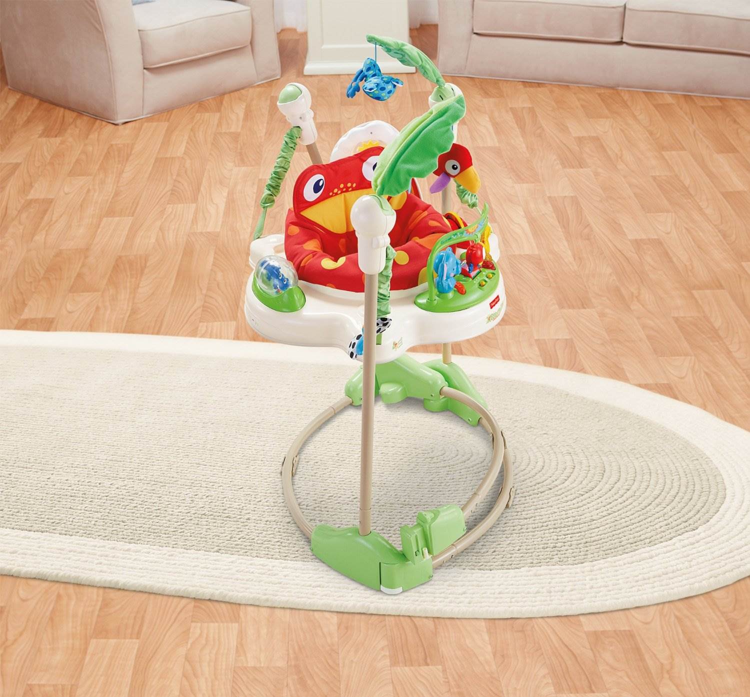 Fisher Price Rainforest Jumperoo Baby Bouncer Entertainer | K6070 (Used) - VMInnovations