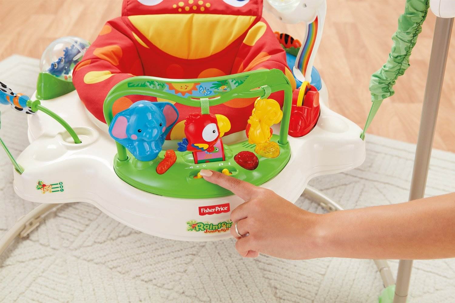 Fisher Price Rainforest Jumperoo Baby Bouncer Entertainer | K6070 (Used) - VMInnovations
