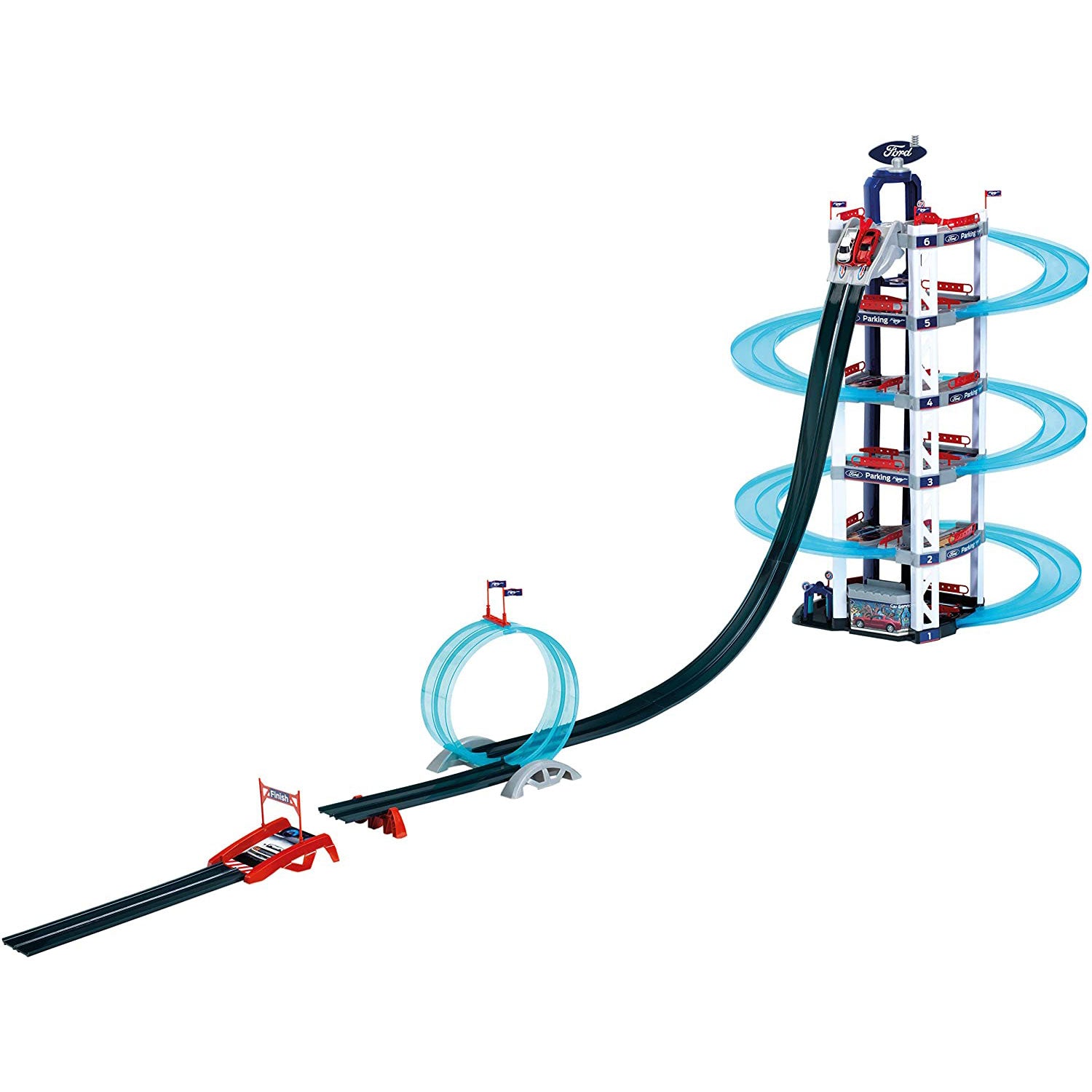 Theo Klein Ford Toy Car Park 6 Level Racing Parking Garage Play Set (Used) - VMInnovations