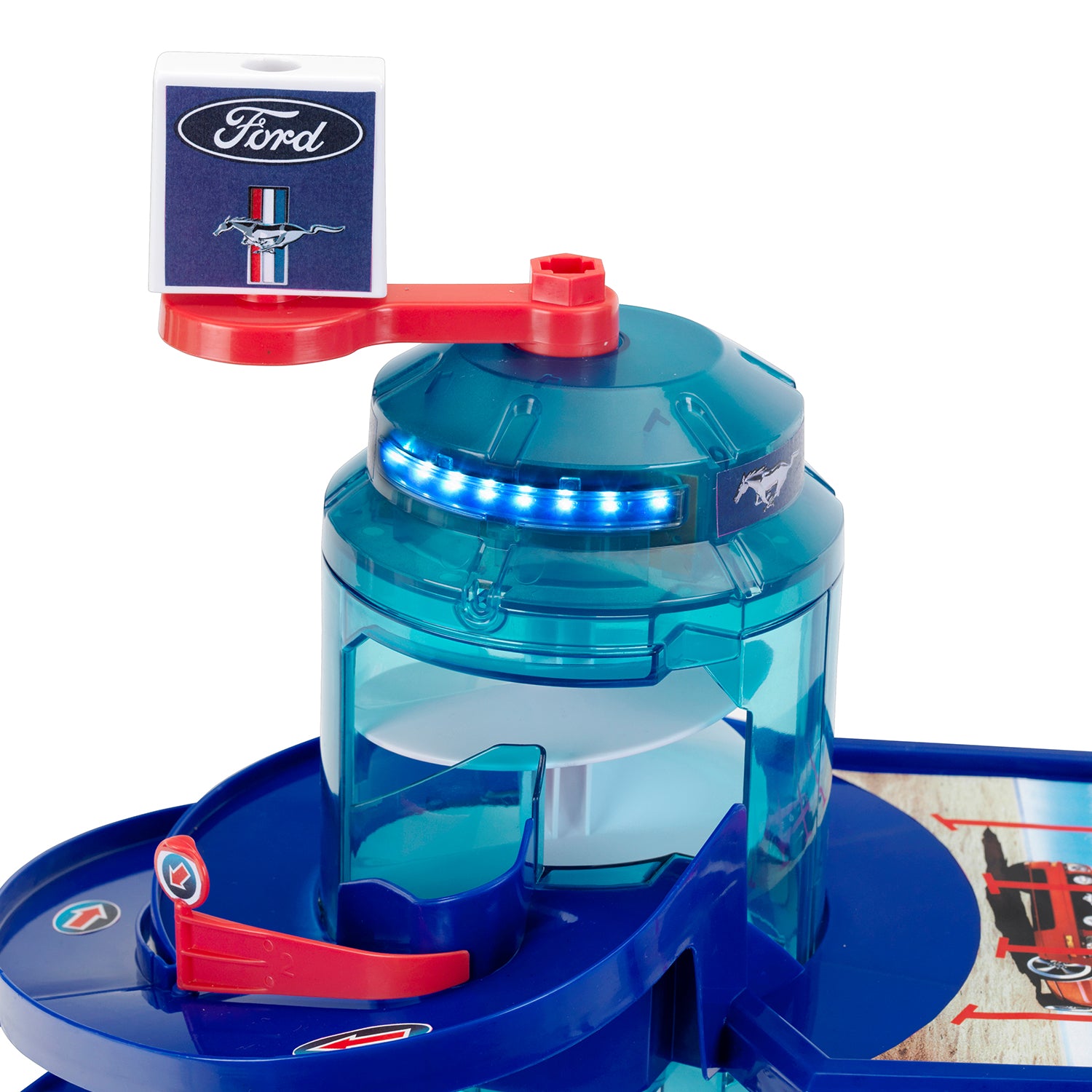 Theo Klein Ford Car Service Helix Parking Garage Toy Playset (Open Box) - VMInnovations
