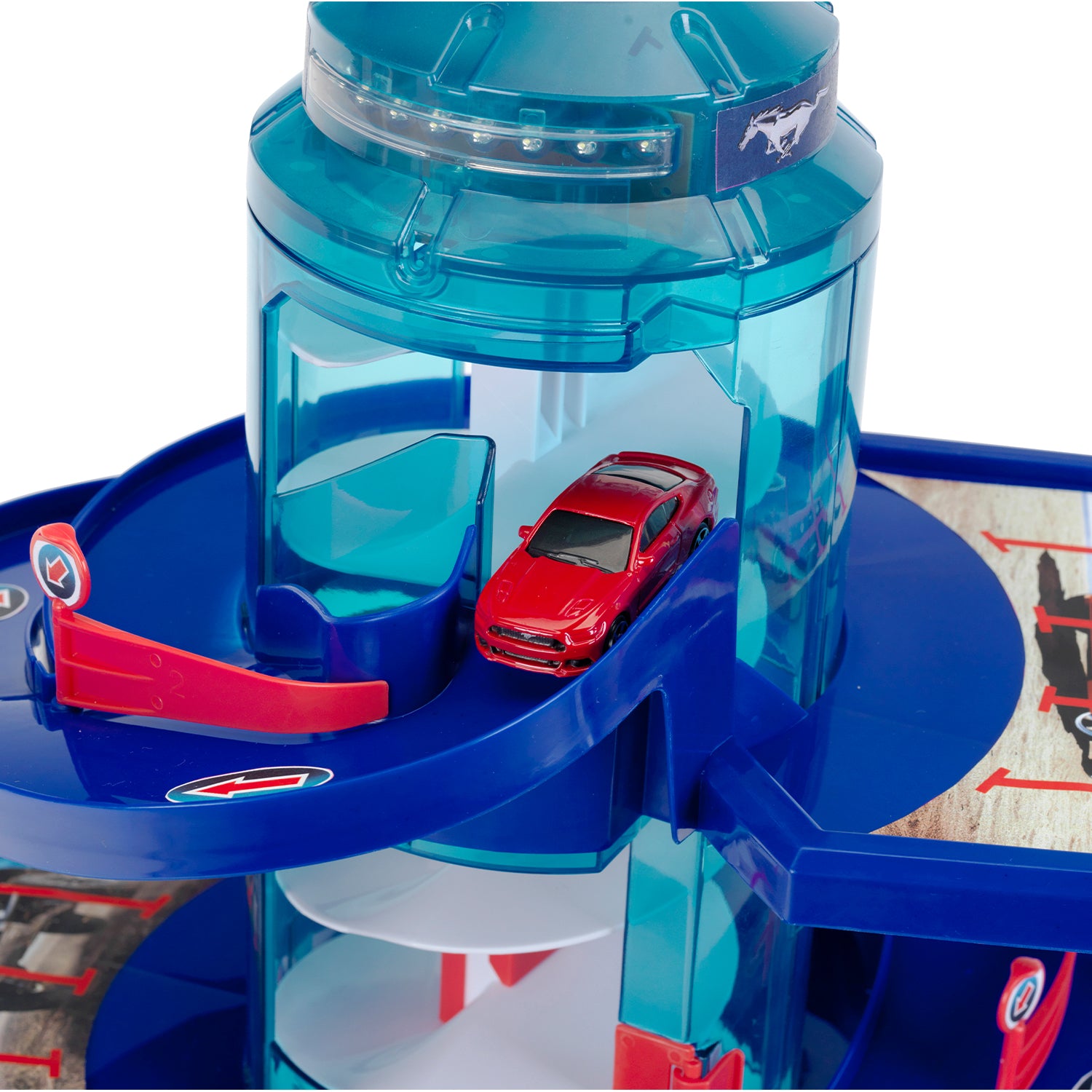 Theo Klein Ford Car Service Helix Parking Garage Toy Playset (Open Box) - VMInnovations