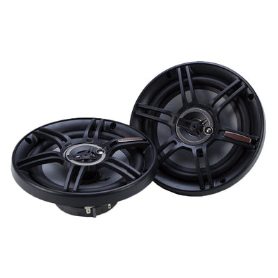DS18 PRO 1" 350W Bullet Tweeter, Pair w/ Crunch 300W 6.5" Speakers (2 Pair)