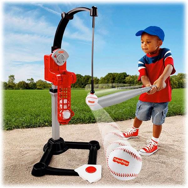 Fisher Price Kids Better Batter Baseball Outdoor Sports Play Set (Open Box)