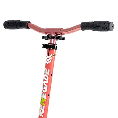 Hurtle Adjustable & Foldable Kick Scooter w/High Impact Wheels, Watermelon(Used) - VMInnovations