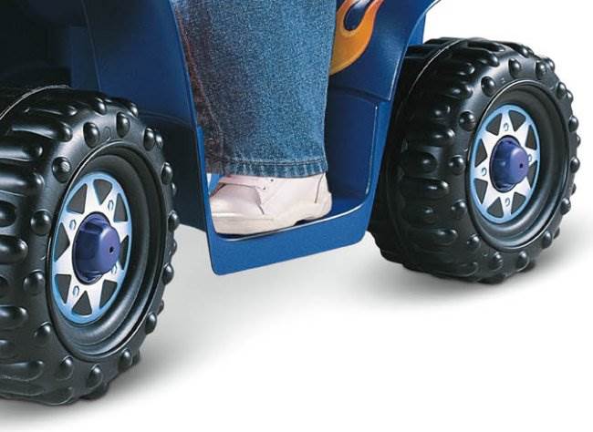 Fisher Price Power Wheels Lil' Quad 6V ATV Toy with Battery & Charger (Open Box)